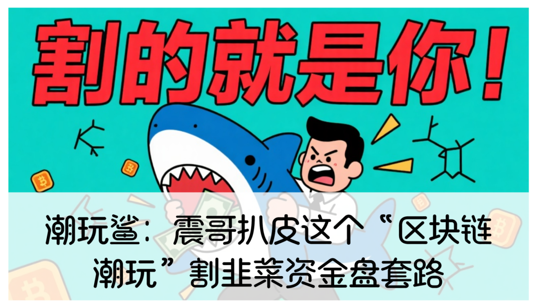 潮玩鲨:震哥扒皮这个“区块链潮玩”割韭菜资金盘套路!