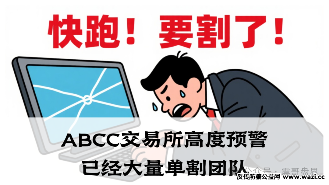 【ABCC】交易所高度预警，已经大量单割团队，即将崩盘！