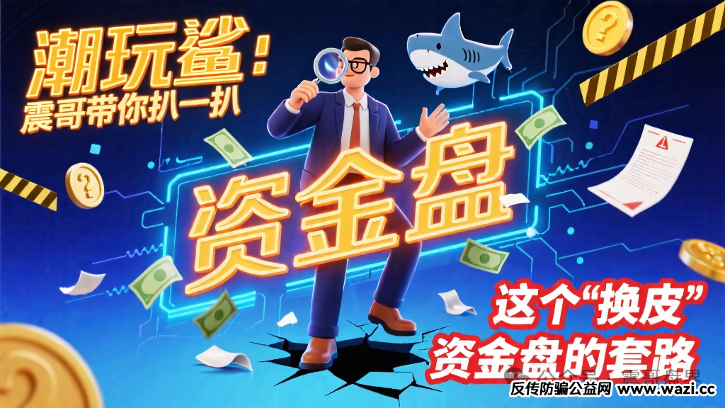 潮玩鲨:带你扒一扒这个“换皮”资金盘的套路!