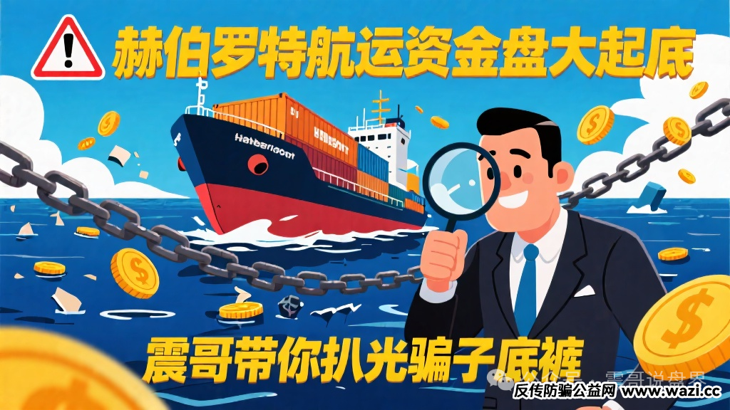 【资金盘】【赫伯罗特航运】这帮人玩的就是老套路,顶着国际航运巨头的名头