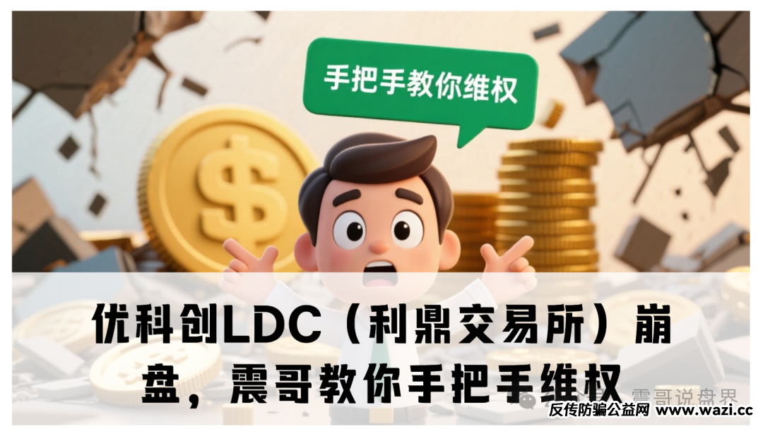 【优科创LDC（利鼎交易所）】已经崩盘，警惕二次收割，你手把手维权！