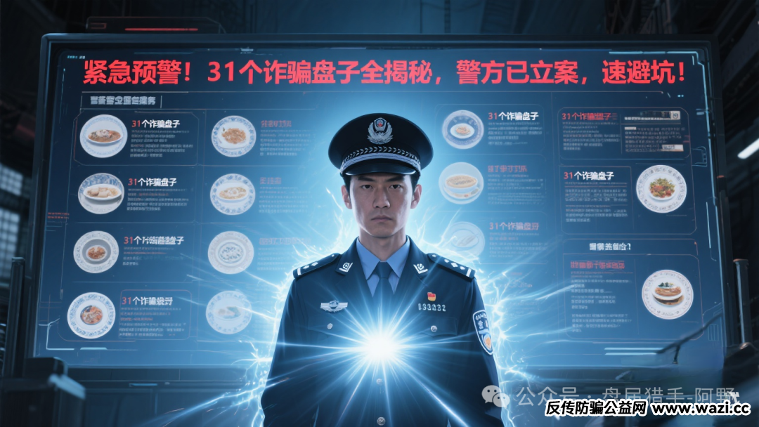 紧急预警！31个诈骗盘子全揭秘，警方已立案，速避坑！