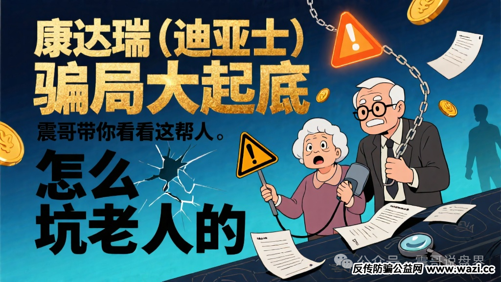 康达瑞（迪亚士）骗局大起底：带你看看这帮人怎么坑老人的！
