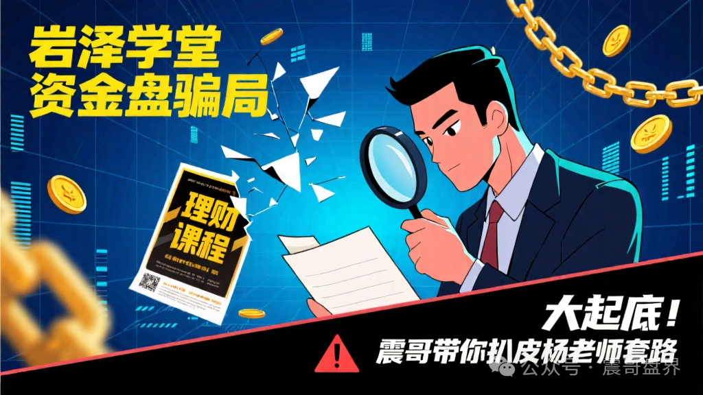 【岩泽学堂】资金盘骗局大起底！带你扒皮杨老师套路......