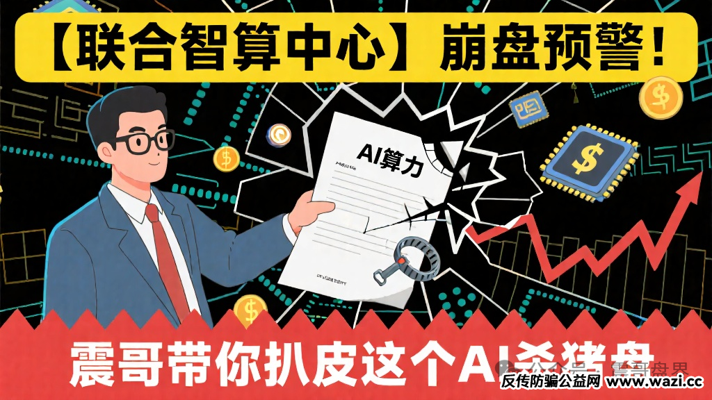 【联合智算中心】崩盘预警！震哥带你扒皮这个AI杀猪盘！