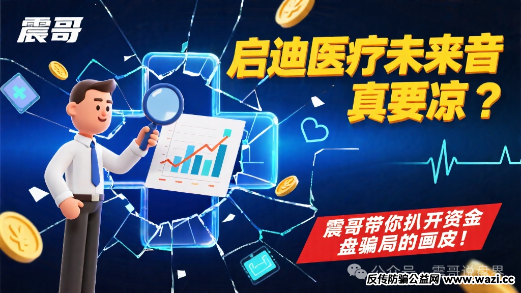 【启迪医疗未来音(康启源)】真要凉?扒开资金盘骗局的画皮!