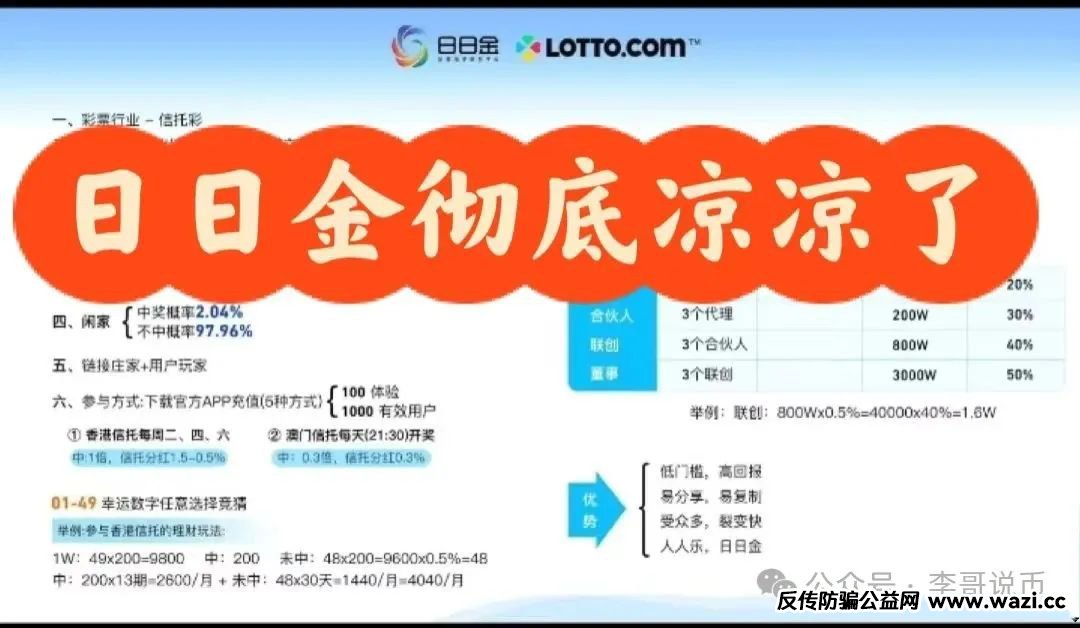 【日日金】崩盘跑路，解密一下它是如何让人上当受骗的……