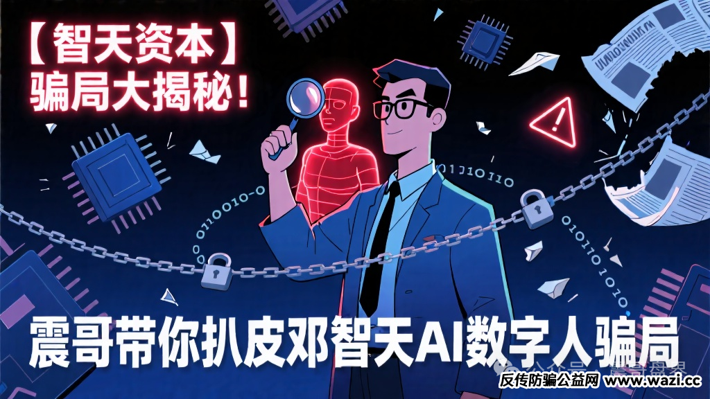 【智天资本】骗局大揭秘！带你扒皮邓智天AI数字人骗局！