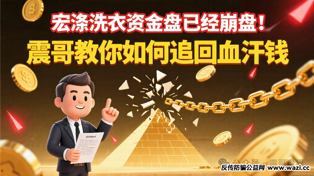 【宏涤洗衣】资金盘已经崩盘！教你如何追回血汗钱！