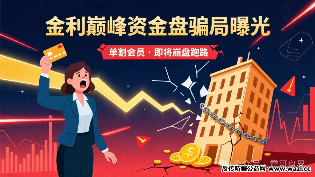 【金利巅峰】资金盘骗局曝光，已经单割会员，即将崩盘跑路！