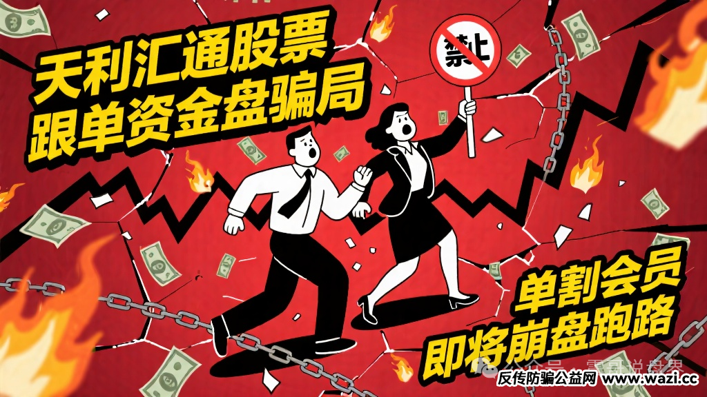 【天利汇通】股票跟单资金盘骗局,老蒋已经单割会员,即将崩盘跑路!