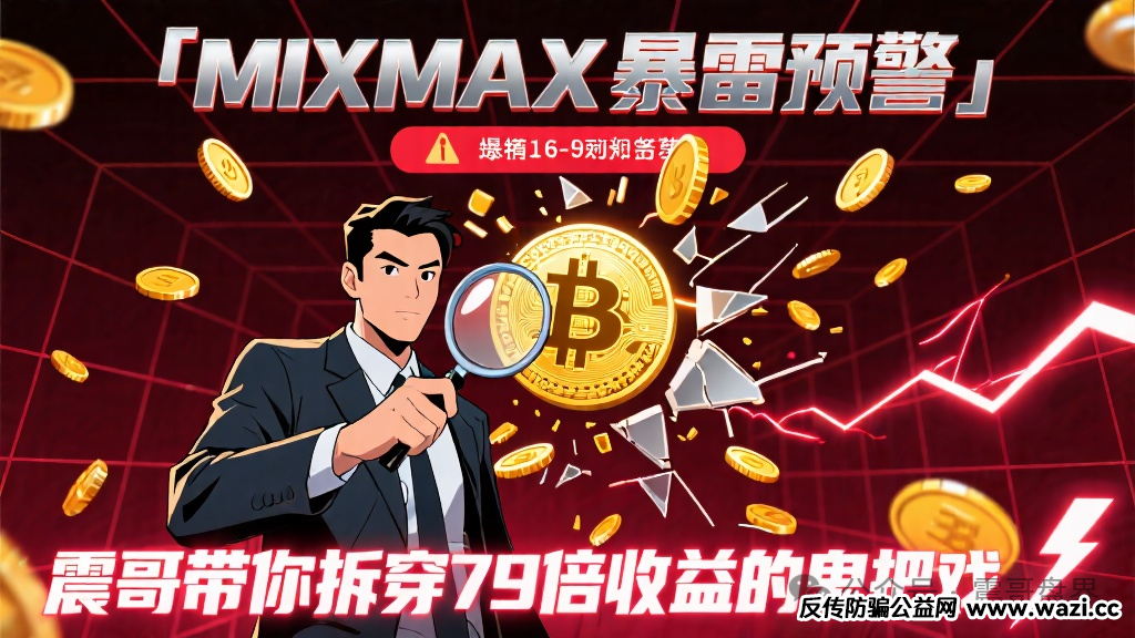 【MIXMAX】暴雷预警：震哥带你拆穿79倍收益的鬼把戏！