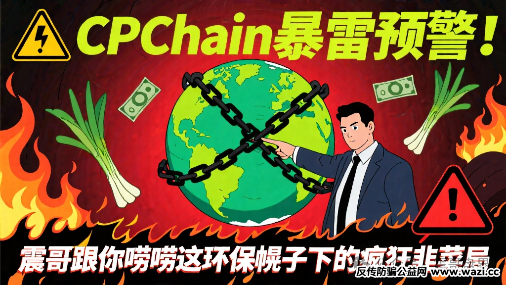 暴雷预警！【CPChain】震哥跟你唠唠这环保幌子下的疯狂韭菜局！