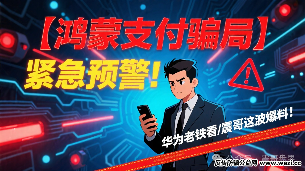 【鸿蒙支付骗局】紧急预警！华为老铁看震哥这波爆料！