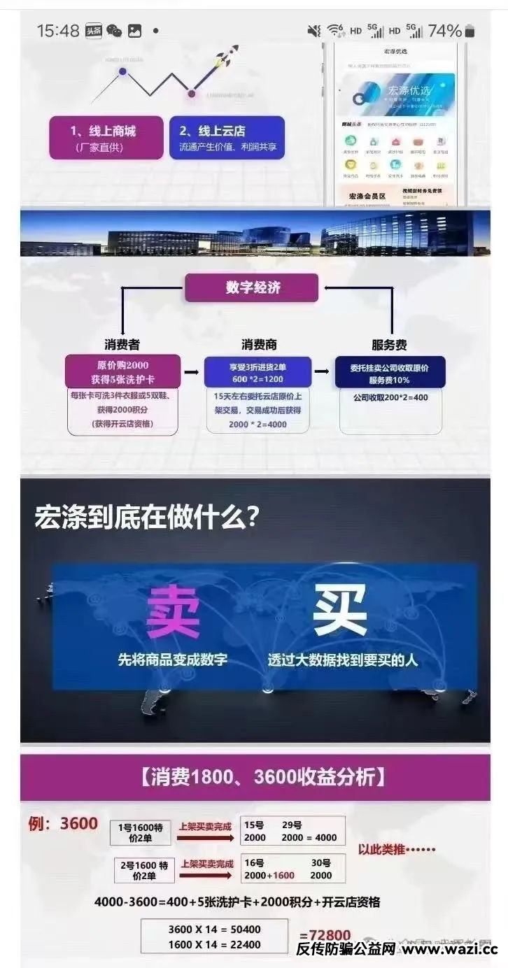 警惕!【宏涤洗衣】高返利骗局濒临崩盘,30万会员血本难归!