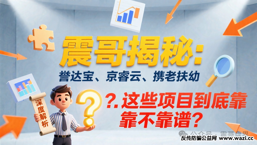 揭秘：誉达宝、京睿云、携老扶幼这些项目到底靠不靠谱？