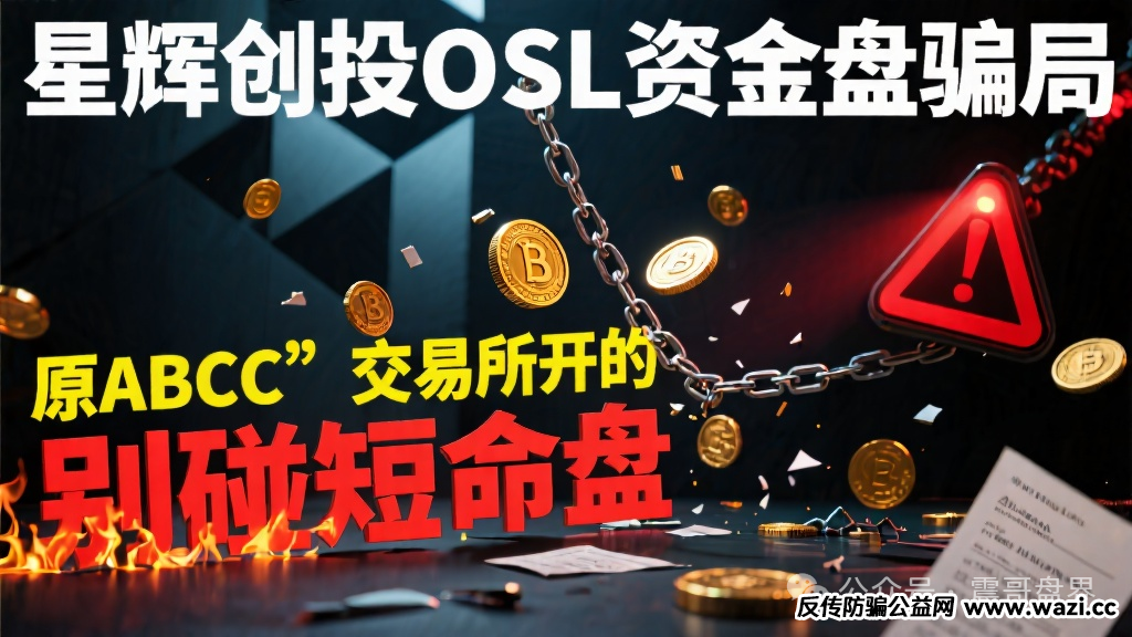 【星辉创投OSL】资金盘骗局,原ABCC交易所开的,别碰短命盘!
