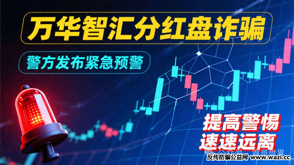 【万华智汇】是分红盘诈骗,警方发布紧急预警,看见远离