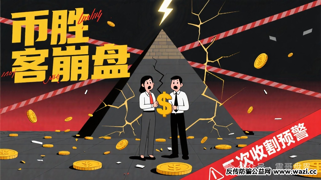 【币胜客(先锋领航俱乐部)】已经崩盘,警惕二次三次收割!