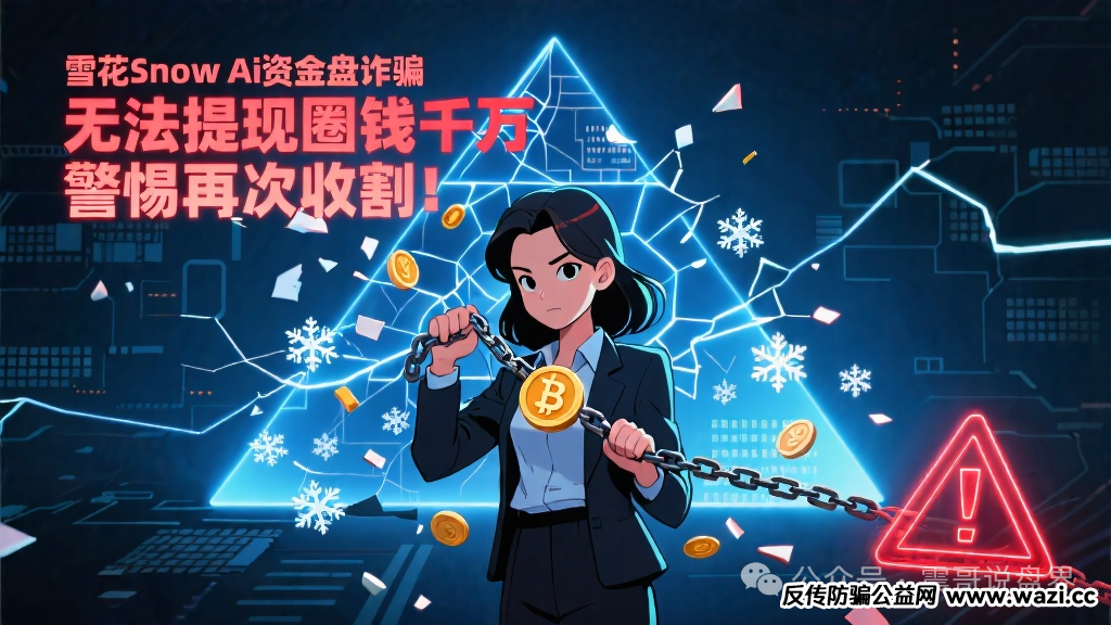 【雪花Snow】 Ai量化资金盘诈骗，无法提现，圈钱千万，警惕再次收割！