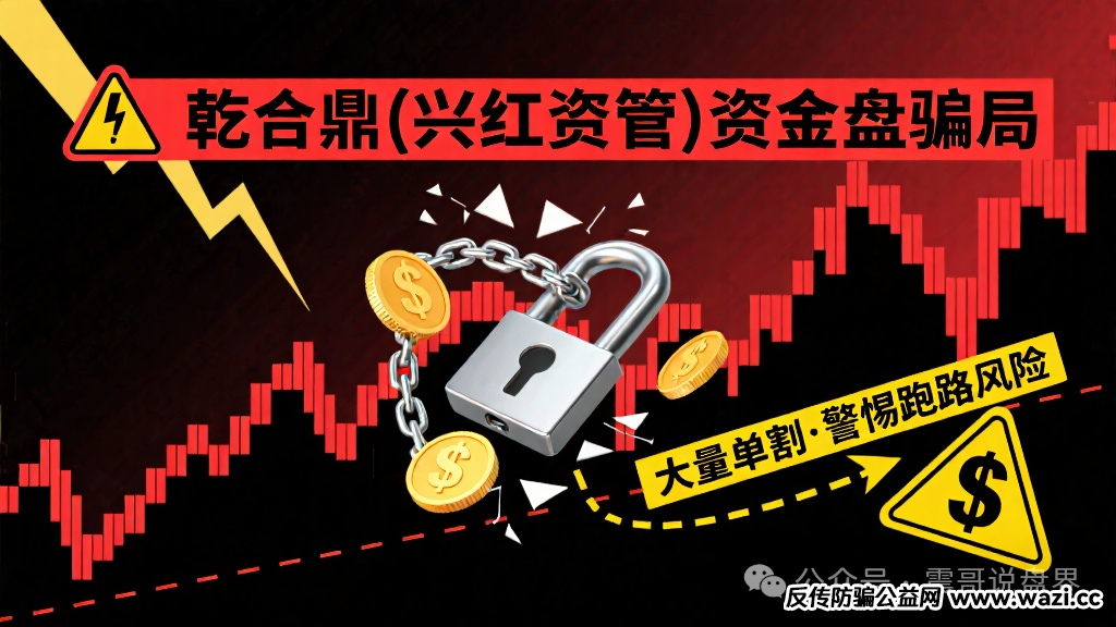 【乾合鼎(兴红资管)】资金盘骗局，大量单割，警惕跑路风险！