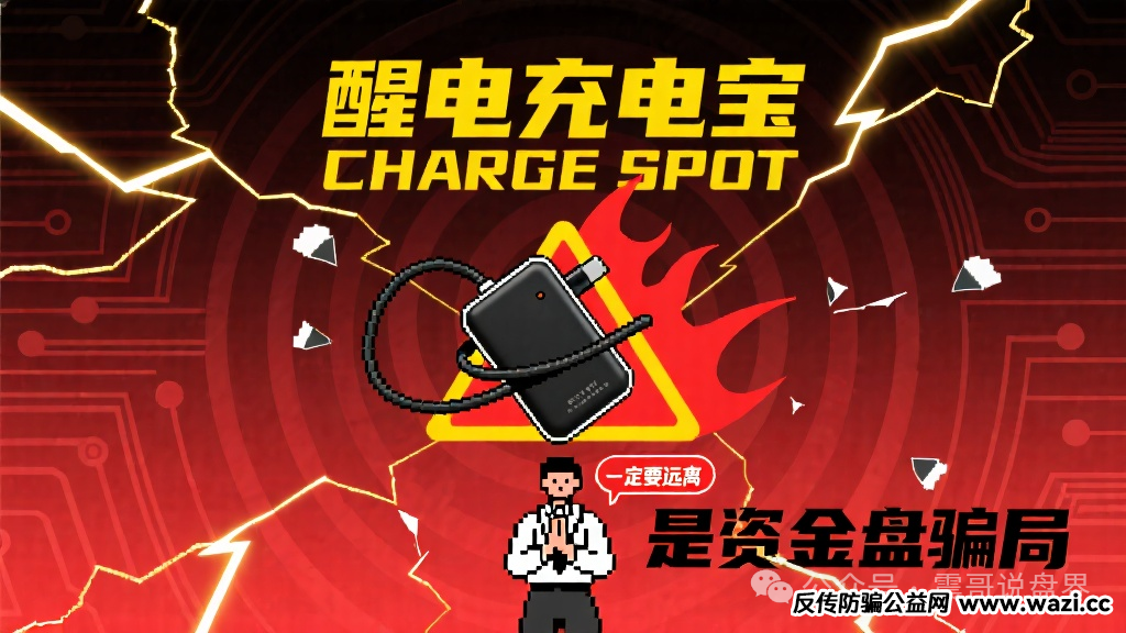 【醒电充电宝CHARGE SPOT】是资金盘骗局，一定要远离