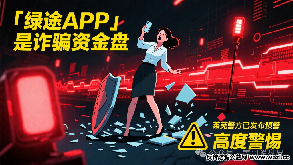 【绿途APP】是诈骗资金盘，莱芜警方都已经发布预警，高度警惕！