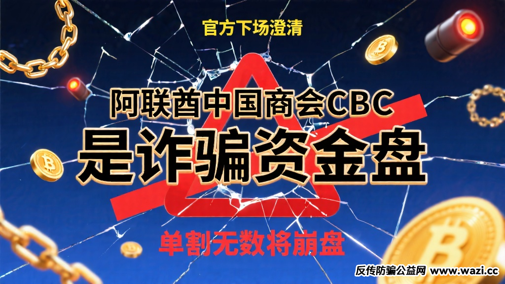 阿联酋中国商会CBC是诈骗资金盘，官方下场澄清，单割无数即将崩盘！