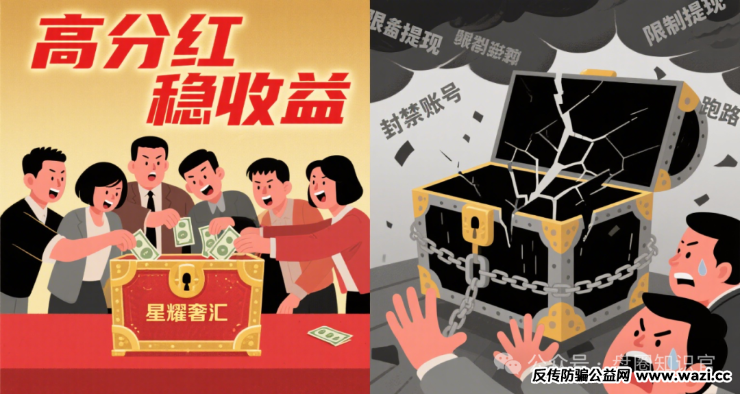 警惕！“星耀奢汇” 崩盘后，同一团伙再开 “安永达” 设局，这些套路一定要