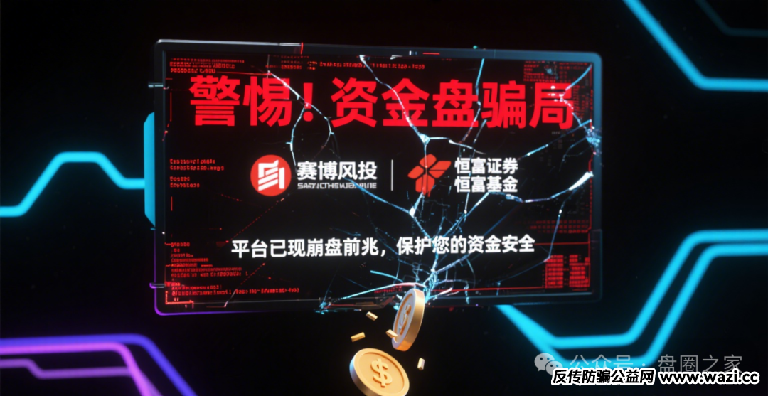 警惕!“赛博风投” 关联 “恒富系” 实为资金盘骗局,崩盘风险已现