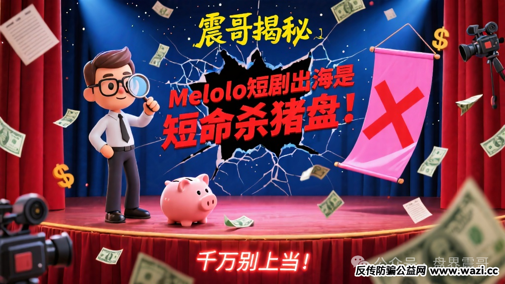 【Melolo短剧出海】是短命杀猪盘！千万别上当！
