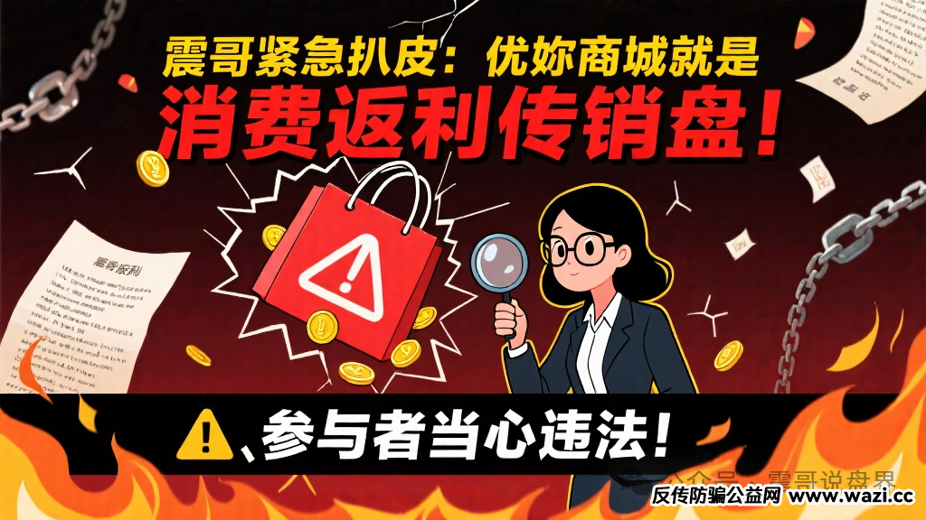 曝光【优妳商城】就是消费返利传销盘！参与者当心违法！