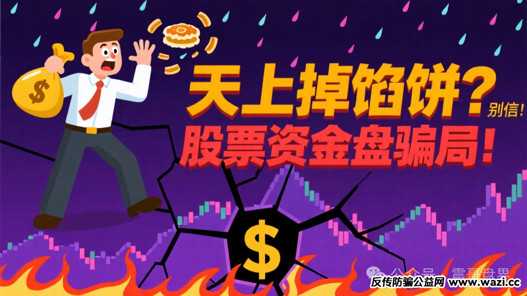 【安我股保】天上掉馅饼?别信!就是个股票资金盘骗局!